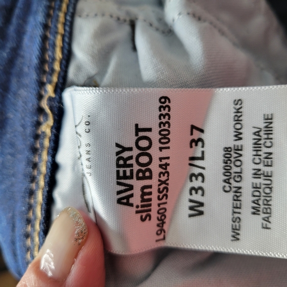 SILVER Avery Slim Boot Cut Jeans 33/37 - Picture 6 of 6